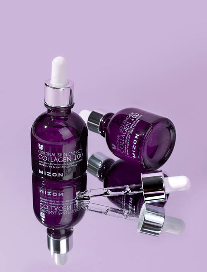 MIZON Collagen 100 Ampoule – Marine Collagen Serum for Firmness, Hydration & Glow