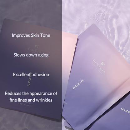 MIZON Hyalugen Pearl Jelly Mask (5 Pack) – Korean Beauty Sheet Mask with Collagen & Hyaluronic Acid