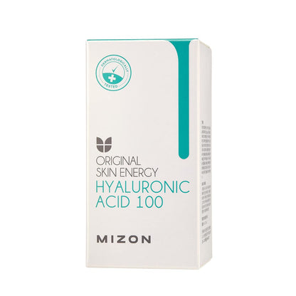 MIZON Hyaluronic Acid 100 Serum – Deep Hydration, Glass Skin Glow (2,500 PPM HA) with Adenosine