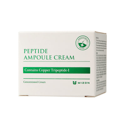 MIZON Peptide Ampoule Face Cream with Adenosine and Lavender Oil – Moisturizing, Fine Line Treatment (1.69 oz)