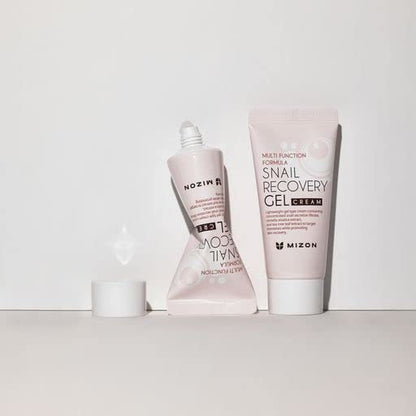 MIZON Snail Recovery Gel Cream – Fragrance-Free, Paraben-Free, 45ml for Hydration & Elasticity