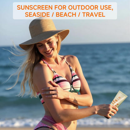 MKZEA Tallow Sunscreen – Reef Safe Travel Sunblock for Face & Body, Grass-Fed Natural, 2-Pack