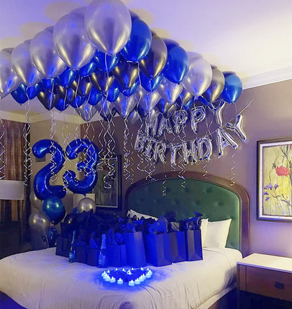 Mluchee 40-Inch Navy Blue Number 3 Balloon | Giant 3rd Birthday Party Decor