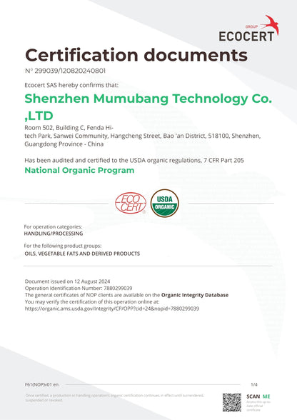 MMPANG 100% Pure Rosehip Oil – Organic, Cold-Pressed, Hexane-Free