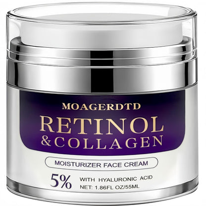 MOAGERDTD Retinol Collagen Cream – Day & Night Hydration for Anti-Aging
