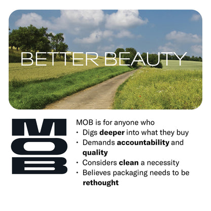MOB Beauty Eyeshadow M1 Matte Dusty Rose – Cool-Toned Pink, Talc-Free, Vegan & Cruelty-Free, Long-Wear Refillable Compact