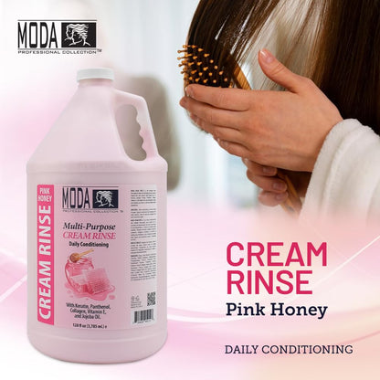 MODA Cream Rinse - Nourish, Detangle & Repair Hair with Keratin, Panthenol, Collagen & Vitamin E