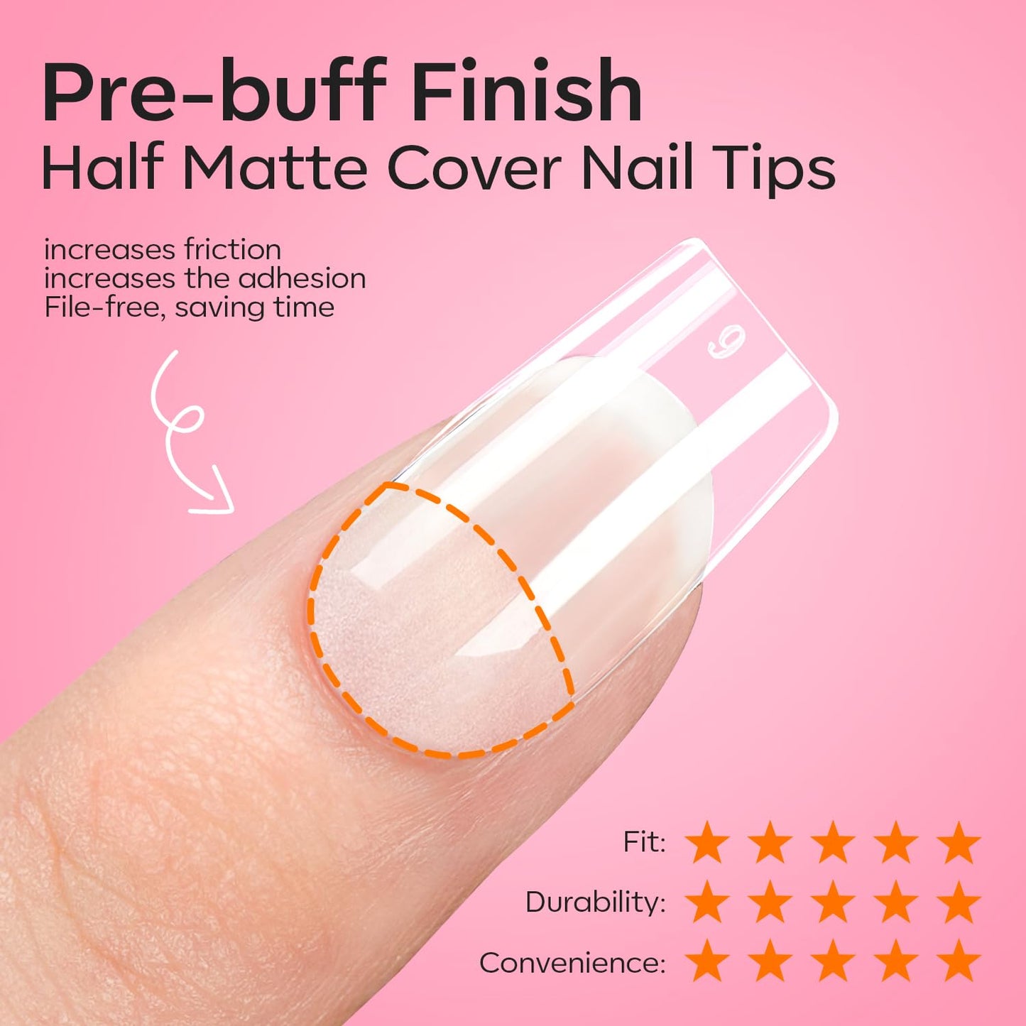 Modelones Short Square Gel Nail Tips Kit | 9-in-1 Nail Glue Gel, 216 Tips, Portable UV/LED Lamp