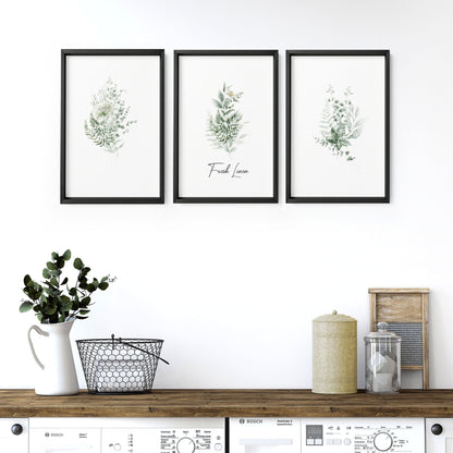 Laundry Room Artwork | Set of 3 French Country Prints