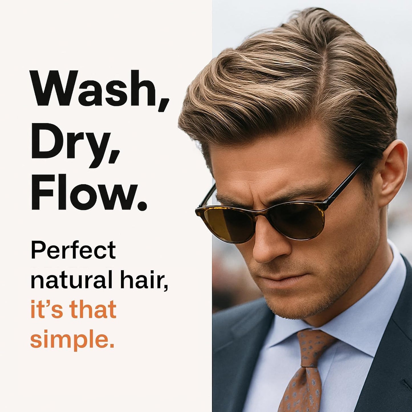 Modern Mammals Men's Shampoo Alternative – Sulfate-Free CoWash (32oz) | 2-in-1 Hair Care for Volume