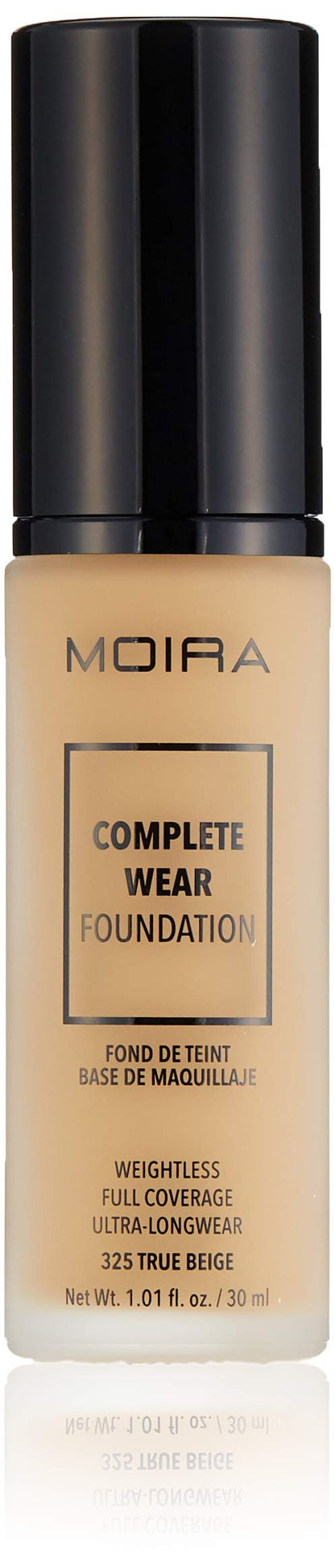 Moira Complete Wear Foundation 325 True Beige – Long-Wear Matte Coverage