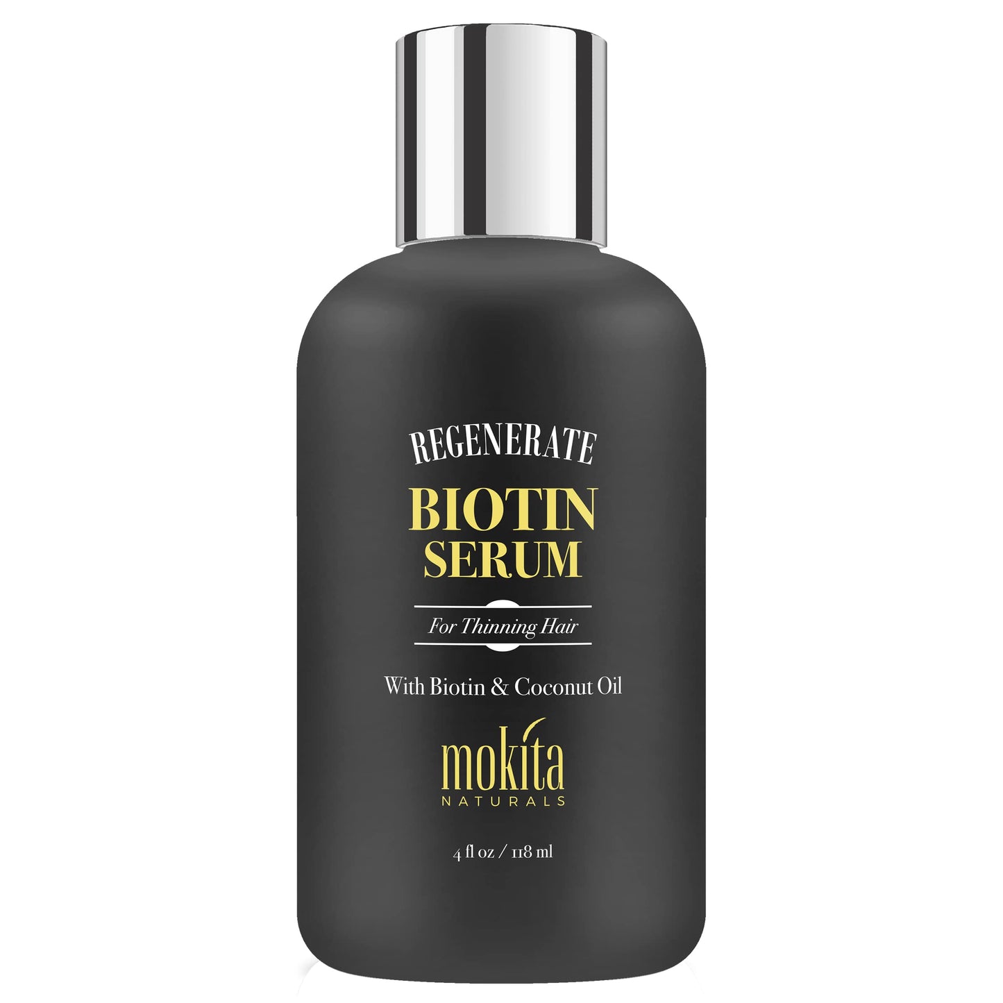 Mokita Naturals Hair Growth Serum – Paraben-Free Biotin Formula for All Hair Types | 4oz