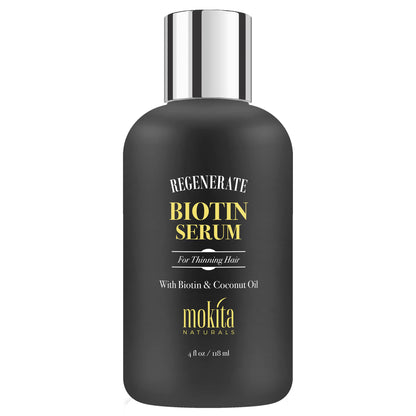 Mokita Naturals Hair Growth Serum – Paraben-Free Biotin Formula for All Hair Types | 4oz