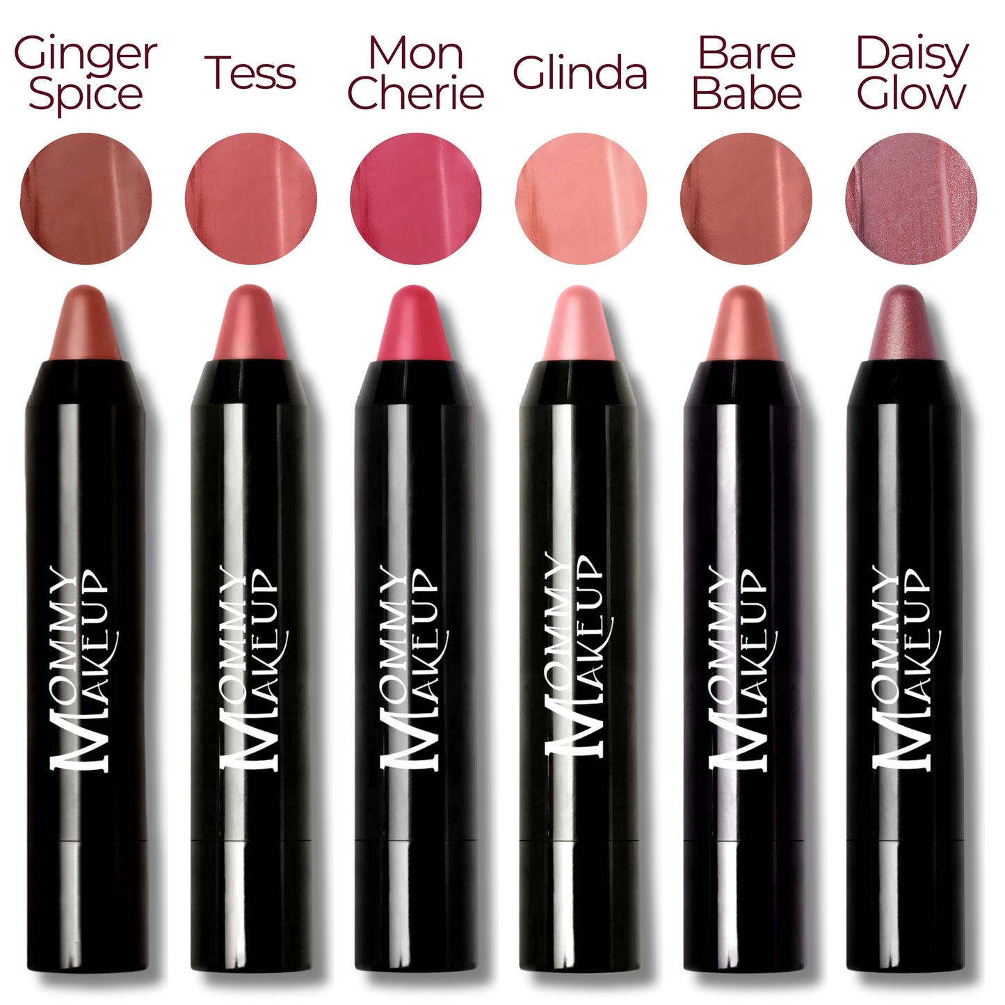 Mommy Makeup Triple Sticks: Lipstick, Cream Blush & Treatment in Bare Babe