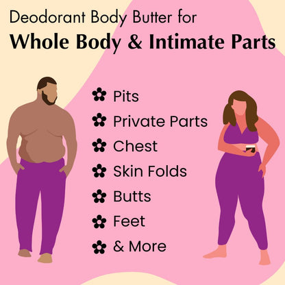 MONA All Natural Deodorant for Whole Body & Intimate Areas | Apricot & Rose, 2 oz