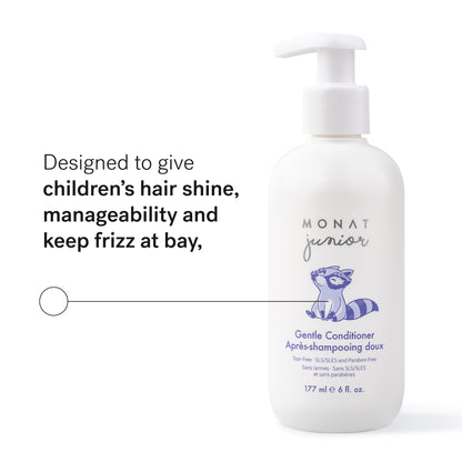 MONAT Junior Gentle Conditioner – Tear-Free, All-Natural Kids Hair Care for Frizz & Tangles