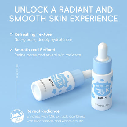 MOONGAZE Milk Skincare Set 11-in-1 for Kids & Teens – Gentle Hydration Kit