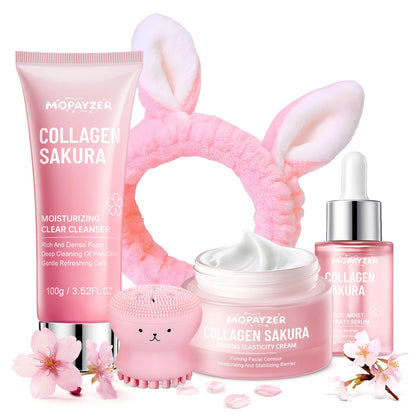 Mopayzer Sakura Teen Skin Care Set – 5-Piece Hydrating Routine for Teens 10–12