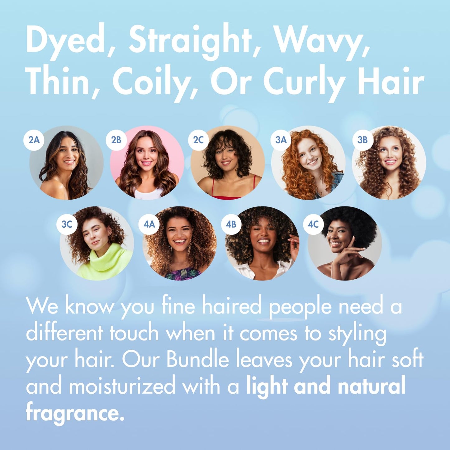 MopTop Sulfate Free Shampoo & Conditioner for Curly Hair – 2 Pack
