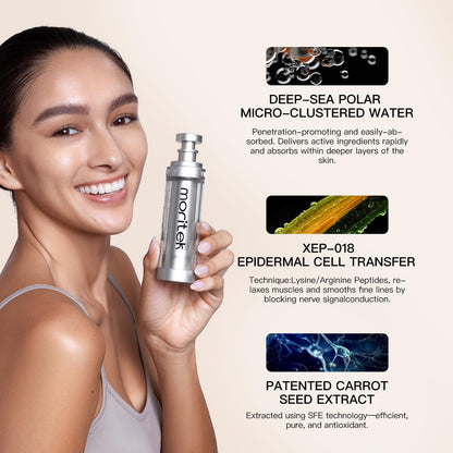 MORITEK Instant Face Lift & Firming Hydrating Spray – 30ml + 30ml Refill