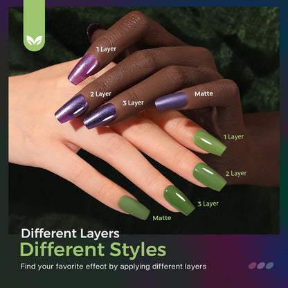 Morovan Dark Nail Polish Set – 15 Shades, Quick-Dry, Giftable Kit