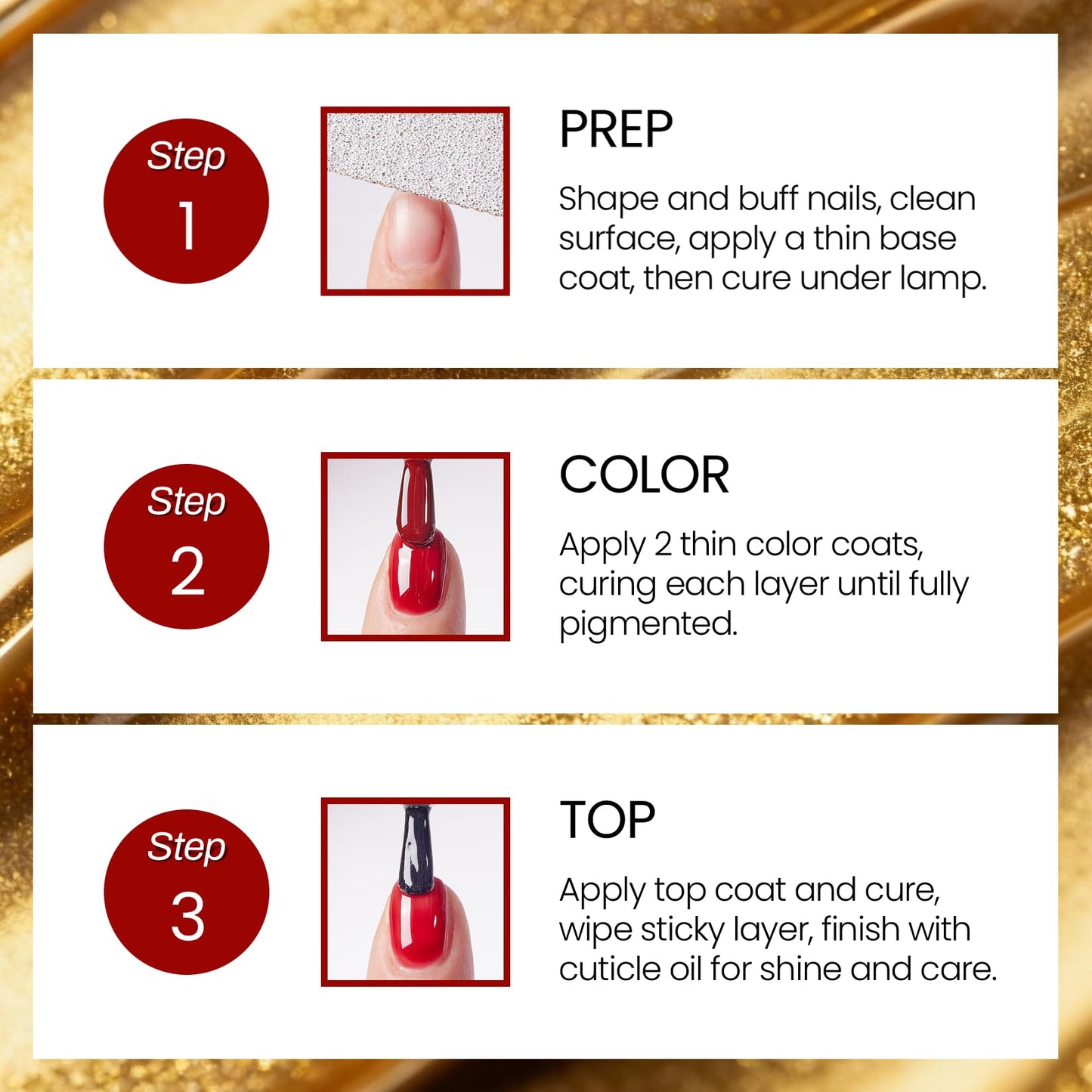 Morovan Gel Nail Polish Set – 6 Christmas Colors with UV LED Lamp for Home Salon