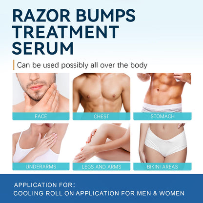 Morovan Razor Bumps & Ingrown Hair Serum — 3.38 fl oz for Body, Face (Beard), Bikini | Post-Shave & After-Wax Care