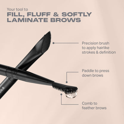 MORPHE High Archiever Everyday Essentials Brow Kit – Almond, 3 Count | Micro Brow Pencil, Sculpting Wax & 3-in-1 Brush