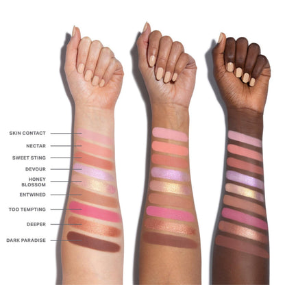 Morphe Forbidden Honey Artistry Palette – Foil, Matte & Shimmer Eyeshadows (9 Shades)