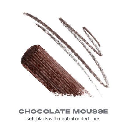 MORPHE High Archiever Brow Kit – Chocolate Mousse (3 Count) | Pencil, Wax & 3-in-1 Brush
