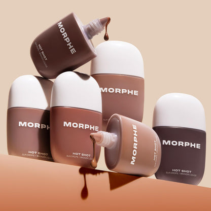 MORPHE Hot Shot Sun Drops - Waterweight Bronzing Drops with Niacinamide (1 oz)