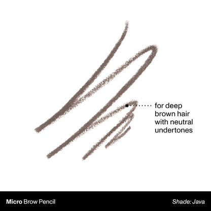 MORPHE Micro Dual Eyebrow Pencil in Java — Retractable, Ultra-Precise Tip