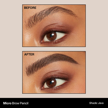 MORPHE Micro Dual Eyebrow Pencil in Java — Retractable, Ultra-Precise Tip