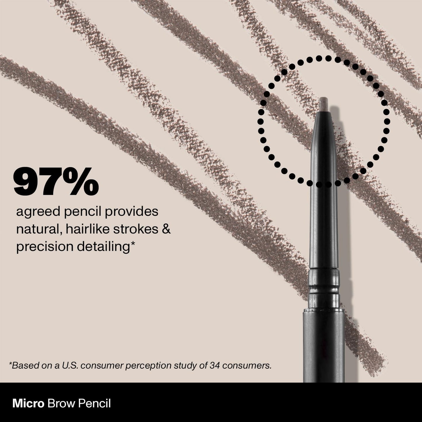MORPHE Micro Dual Eyebrow Pencil in Java — Retractable, Ultra-Precise Tip