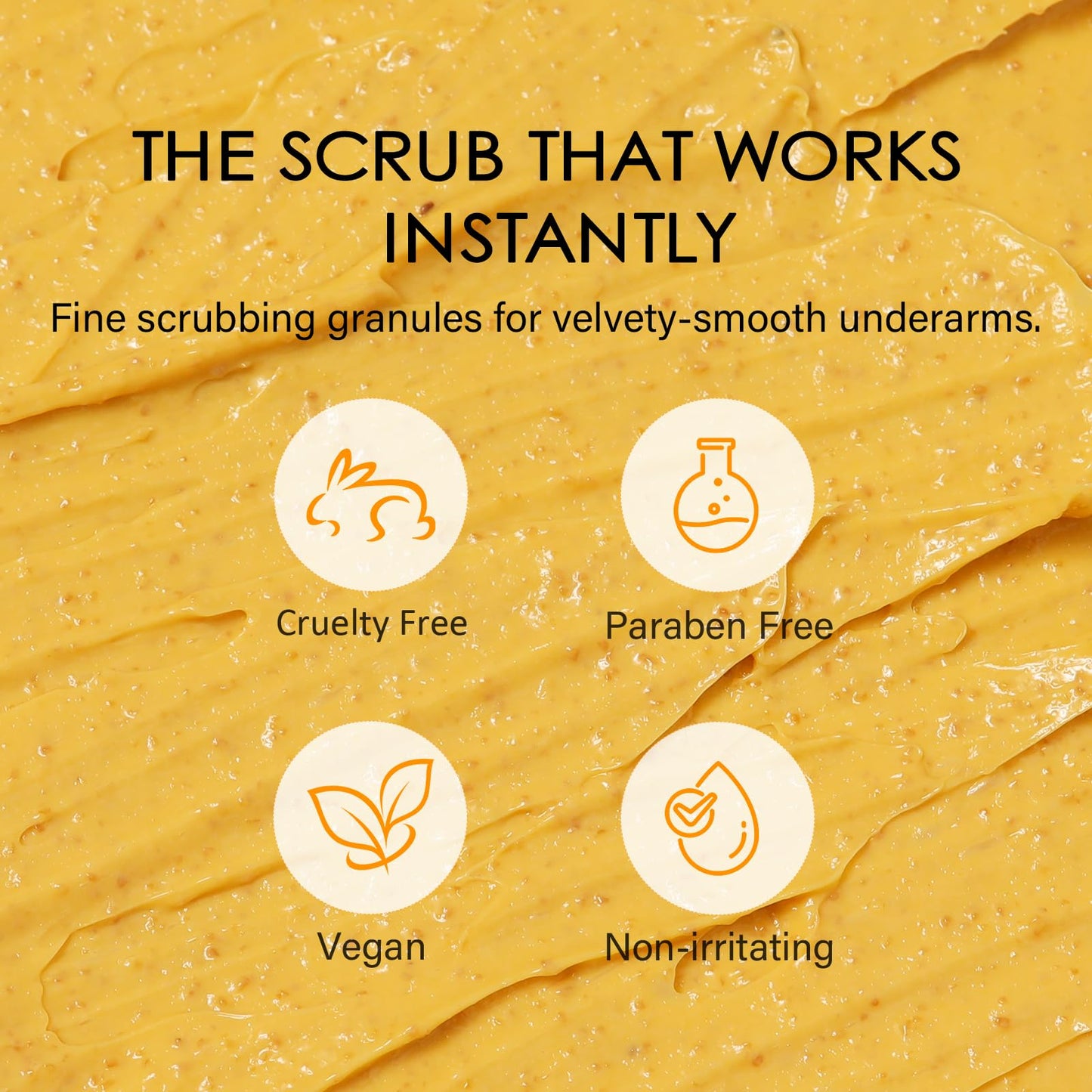MOSRROU Underarm Detox Scrub with Turmeric & Vitamin C | Odor Control & Even Tone