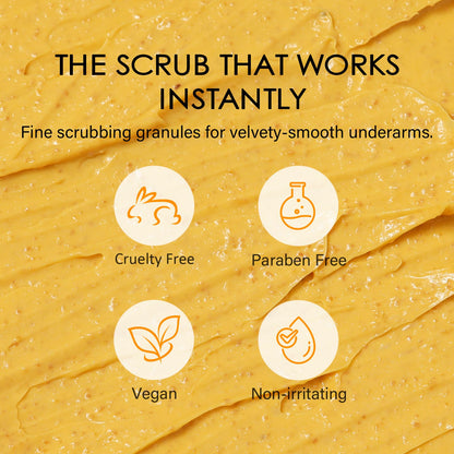 MOSRROU Underarm Detox Scrub with Turmeric & Vitamin C | Odor Control & Even Tone
