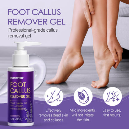 MOSRROU Pedicure Kit – 4-Piece Foot Spa Set with Lavender Soak, Cream, Gel & File