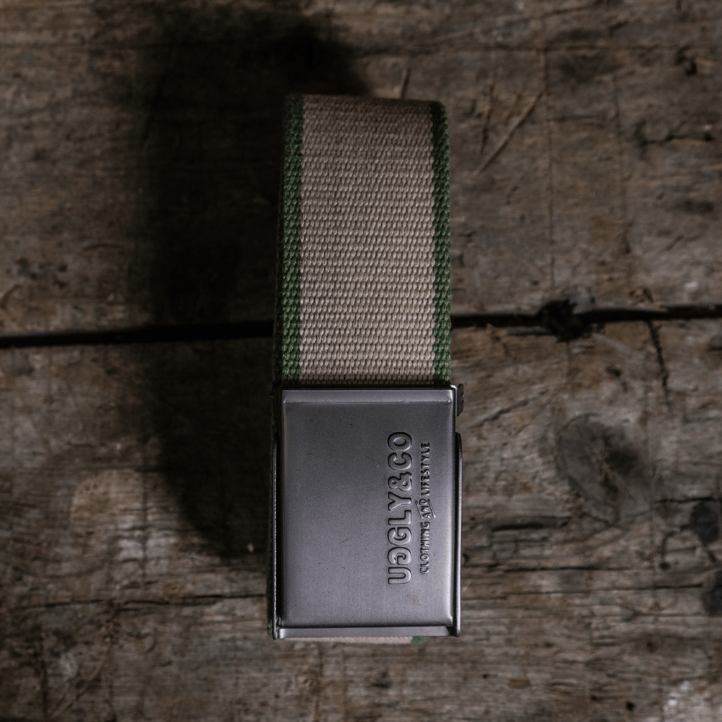 Green Canvas Utility Belt