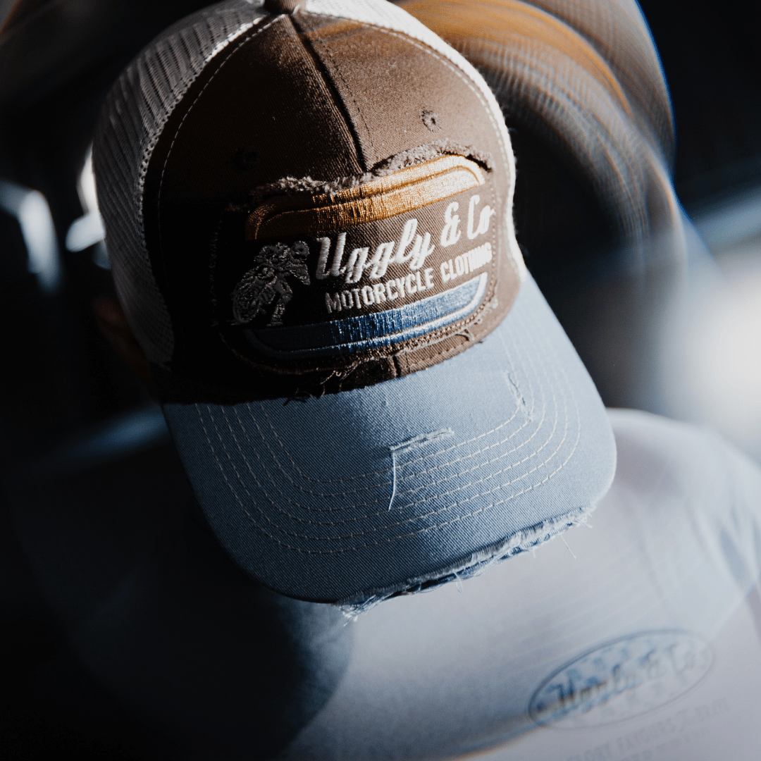 Dusty Blue Flattrack Cap