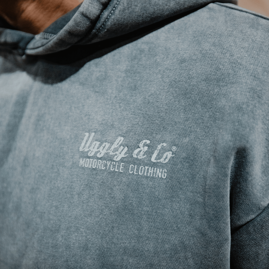 Blue Diamond Acid Wash Hoodie