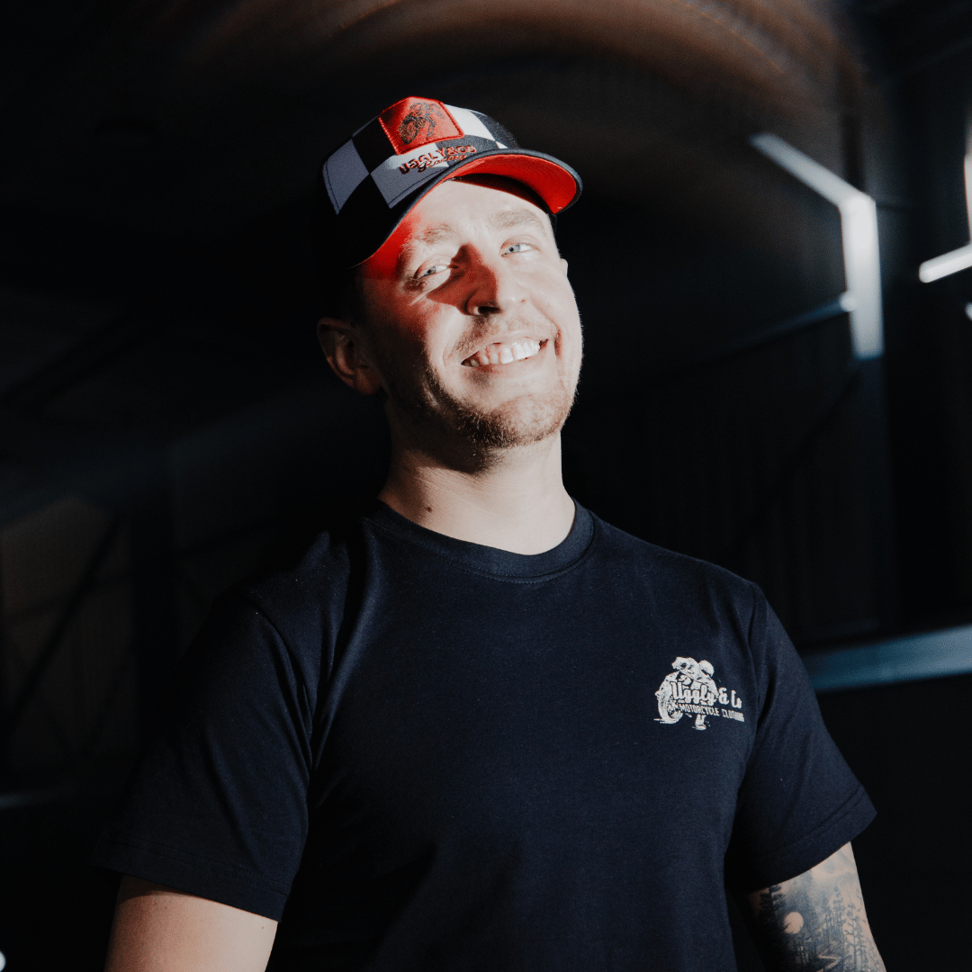 Chequered Flattrack Cap