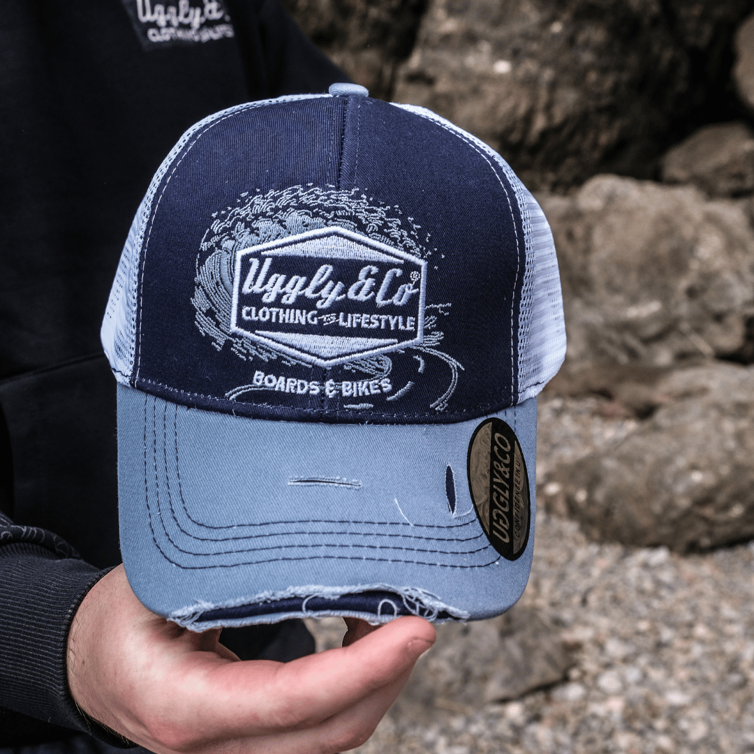 Blue Surf Diamond Cap