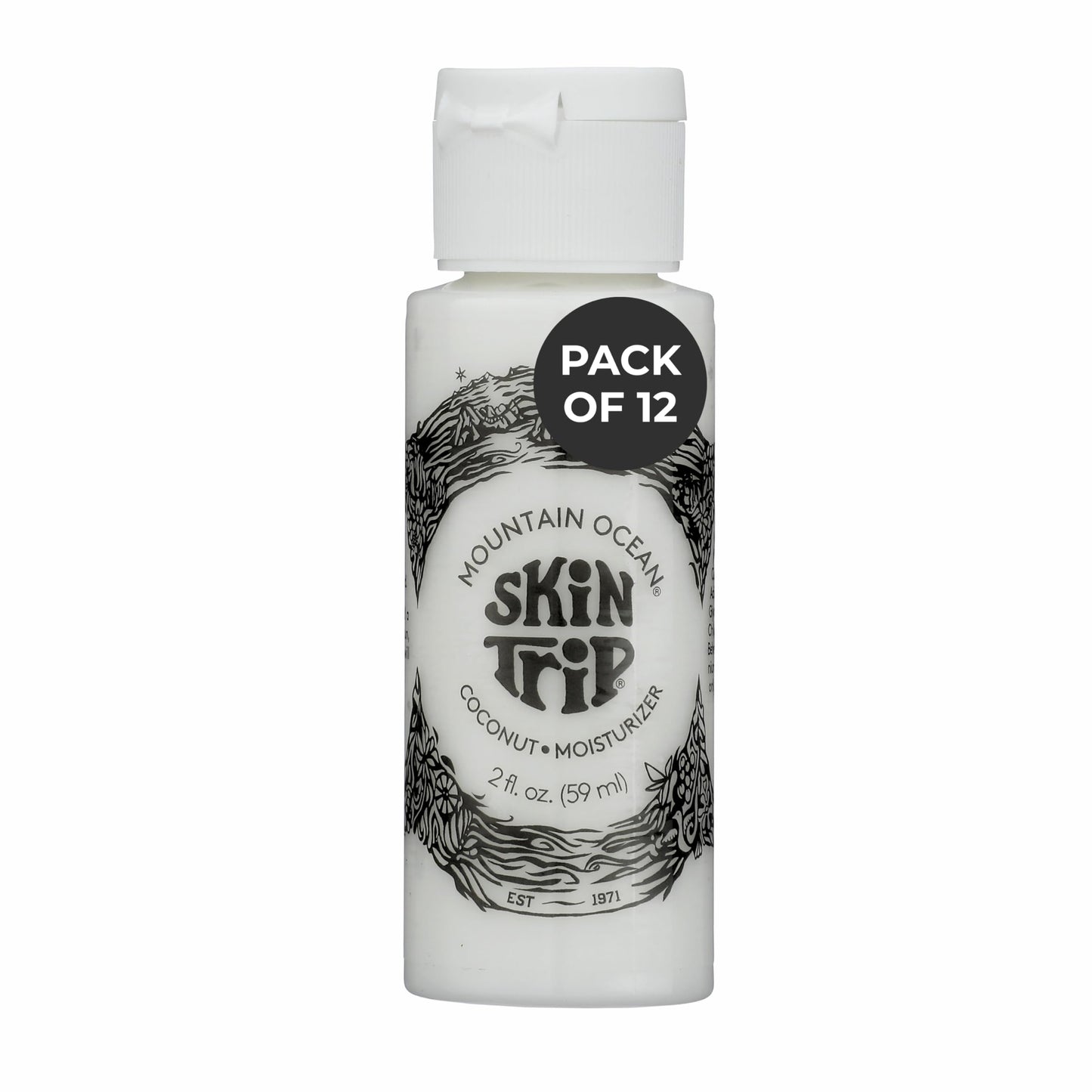 Mountain Ocean Skin Trip Coconut Body Lotion – 2 oz x12 TSA Travel Size