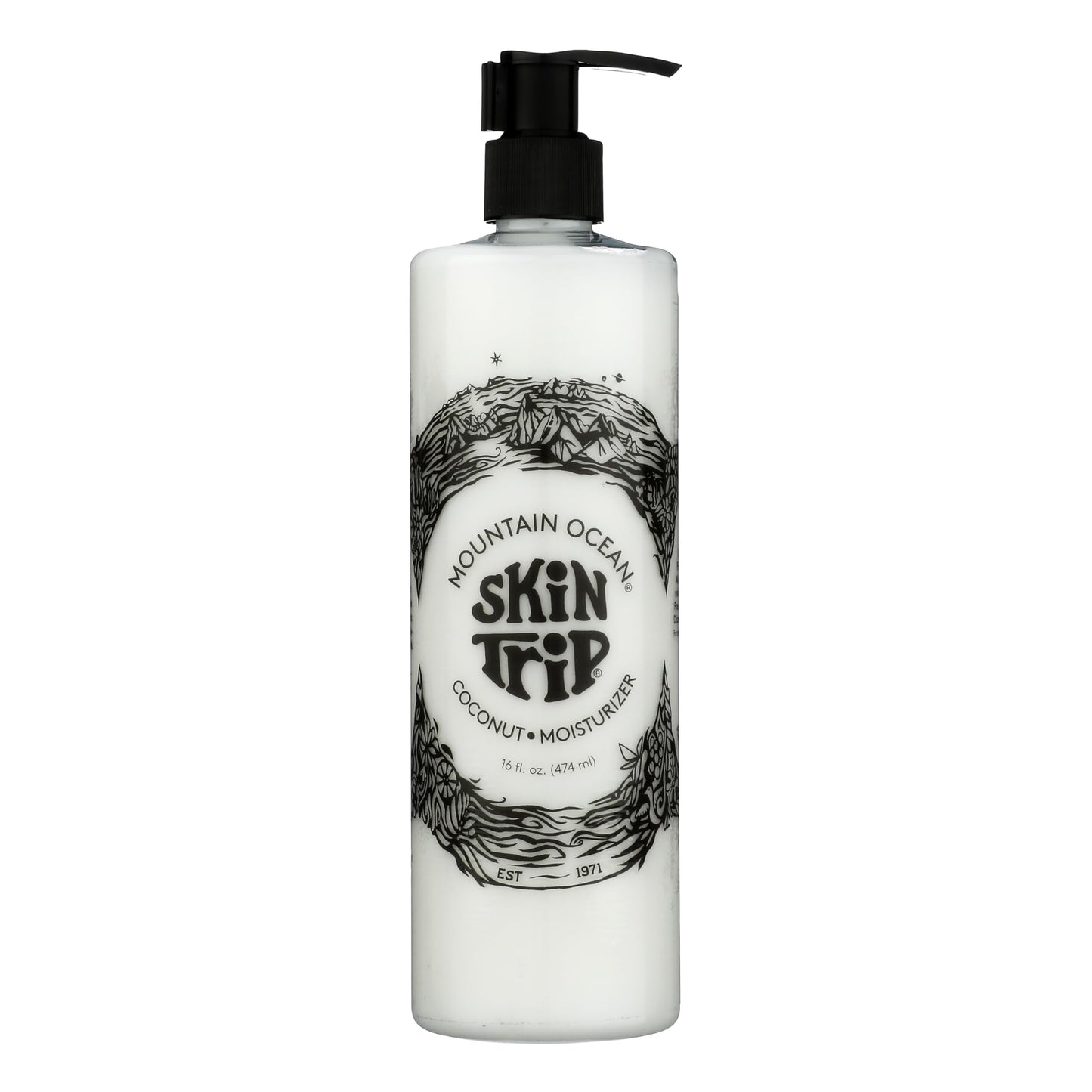Mountain Ocean Skin Trip Coconut Body Lotion – 16 oz Pump, Lightweight, Fast-Absorbing Moisturizer