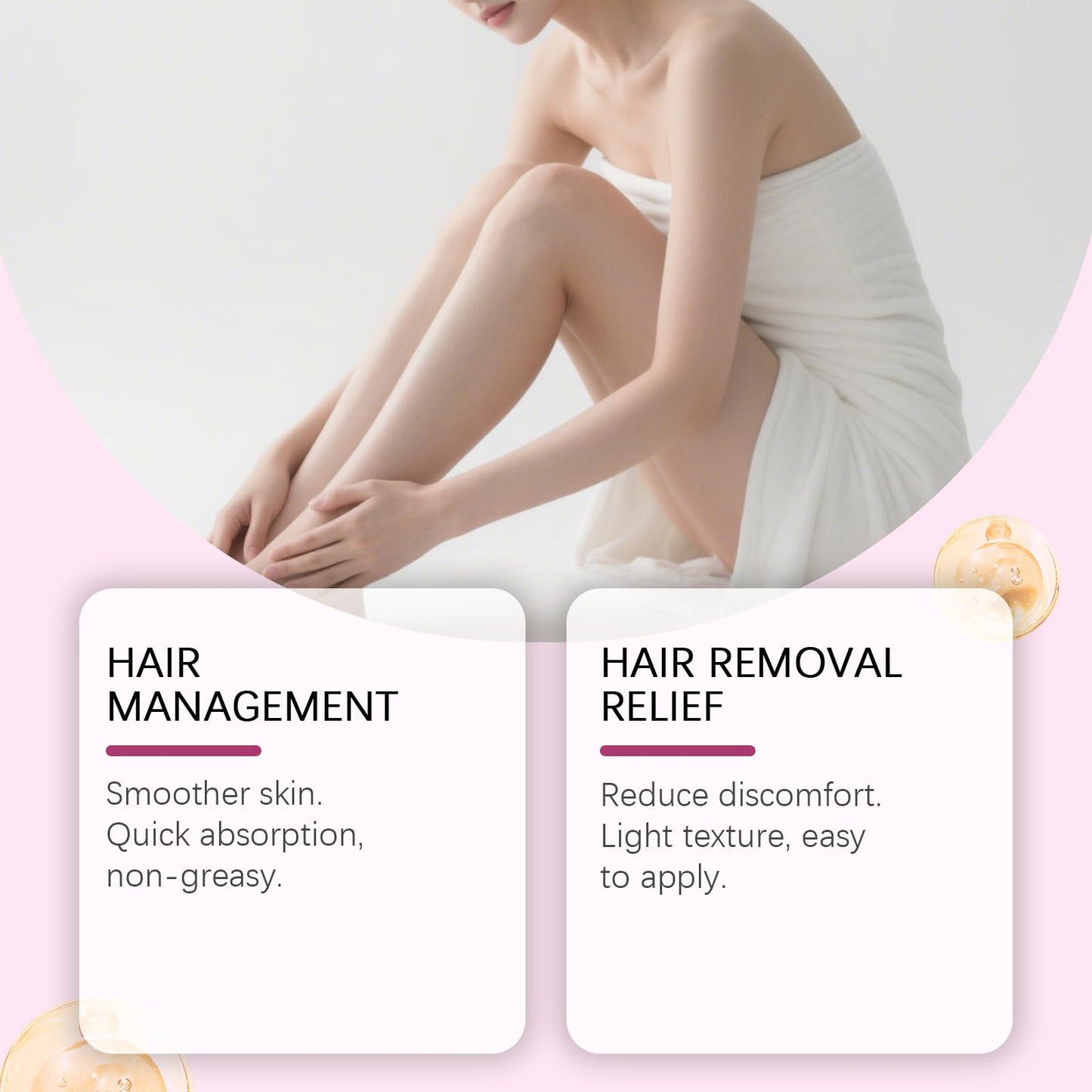 MQN Natural Hair Removal Oil & Inhibitor with Cyperus Rotundus Oil – Slow Hair Growth, 60ml