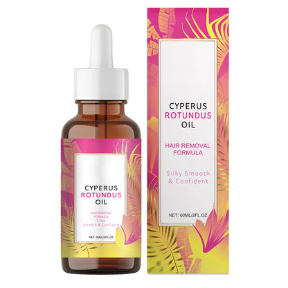 MQN Natural Hair Removal Oil & Inhibitor with Cyperus Rotundus Oil – Slow Hair Growth, 60ml