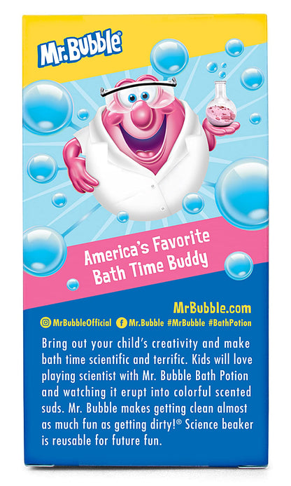 Mr. Bubble Kids Original Bath Bomb Potions – Colorful Fizzy Fun Bath Beaker Toys (Pack of 4)