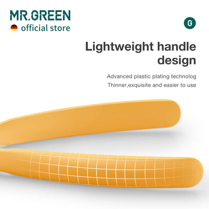MR.GREEN Toenail Clippers – Stainless Steel Ingrown Nail Cutter for Thick Nails (Orange)
