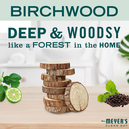Mrs. Meyer's Birch Wood Body Wash – 16 oz | Moisturizing Clean Day