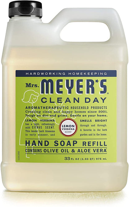 Mrs. Meyer's Clean Day Hand Soap Refill Variety Pack – Basil & Lemon Verbena (2 CT)